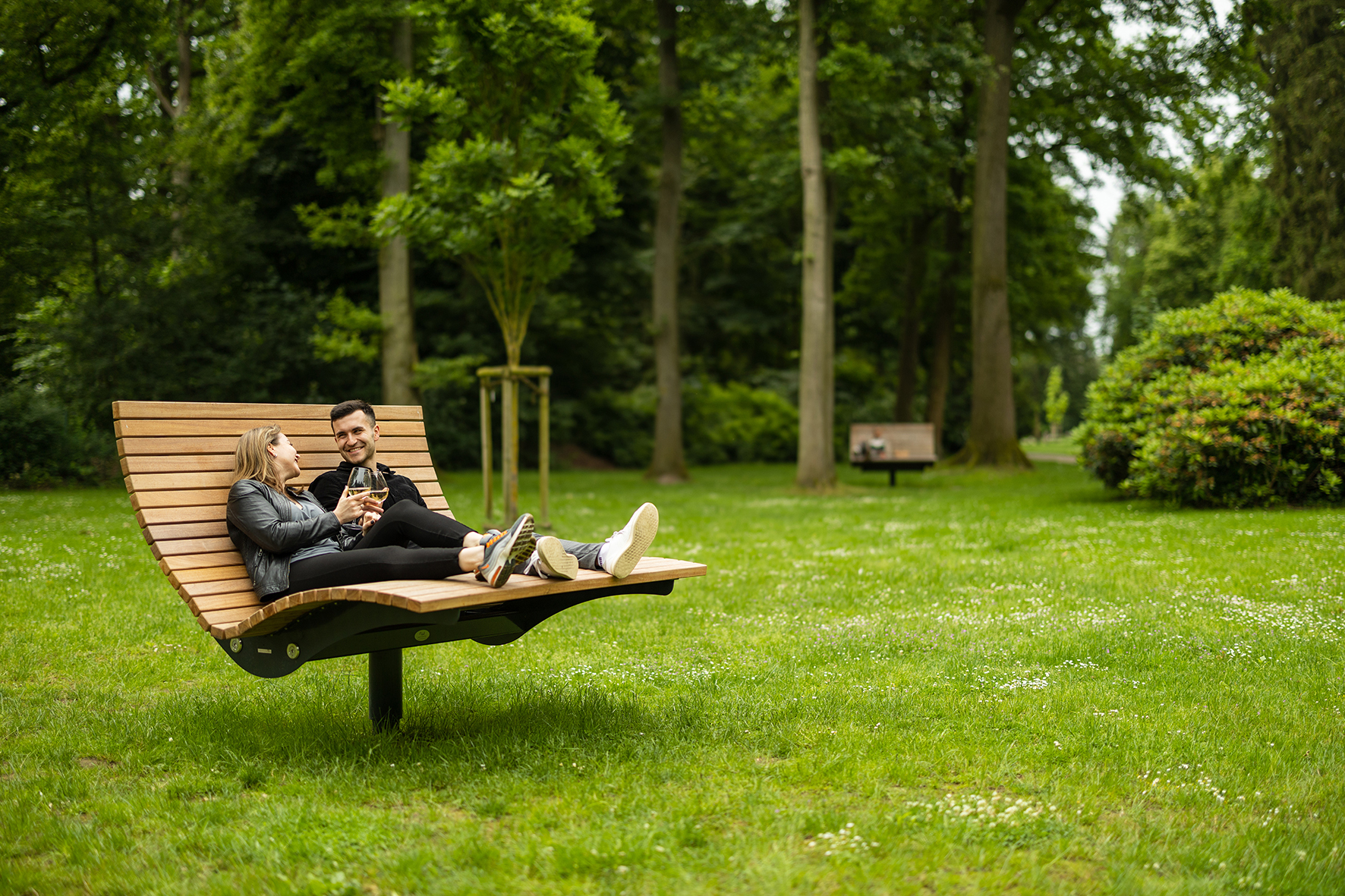 Weingenuss im Kurpark
