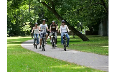 Radfahrer in Soest