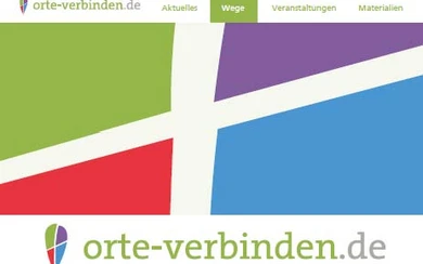 Bildmarke Orte verbinden