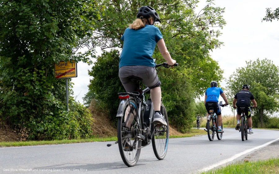 Fahrradfahren in der Soester Börde
