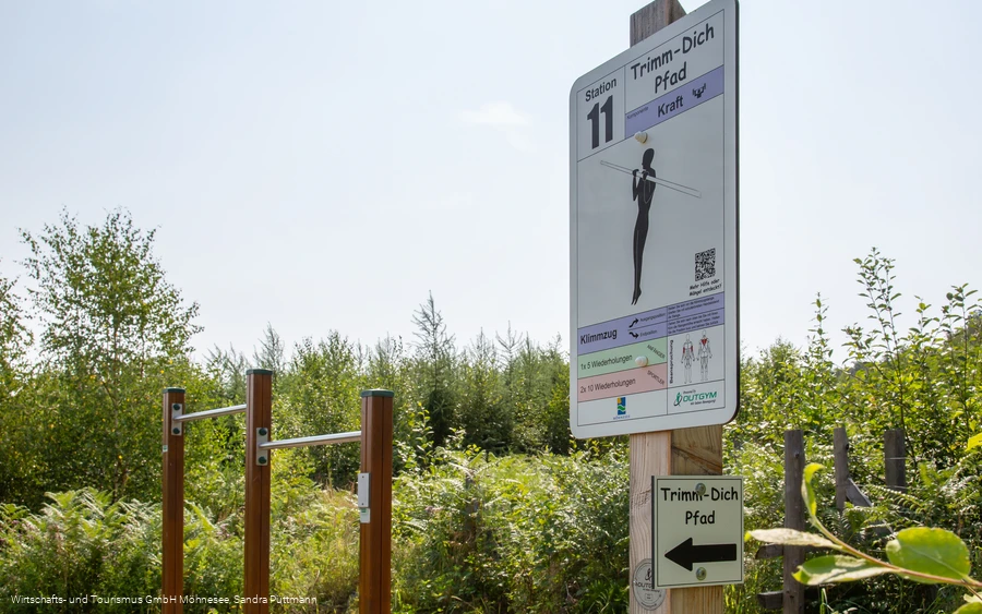 Trimm-Dich-Pfad Möhnesee Station 11
