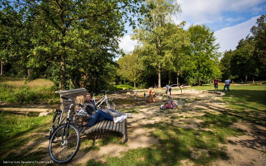 Pause am MöhnetalRadweg