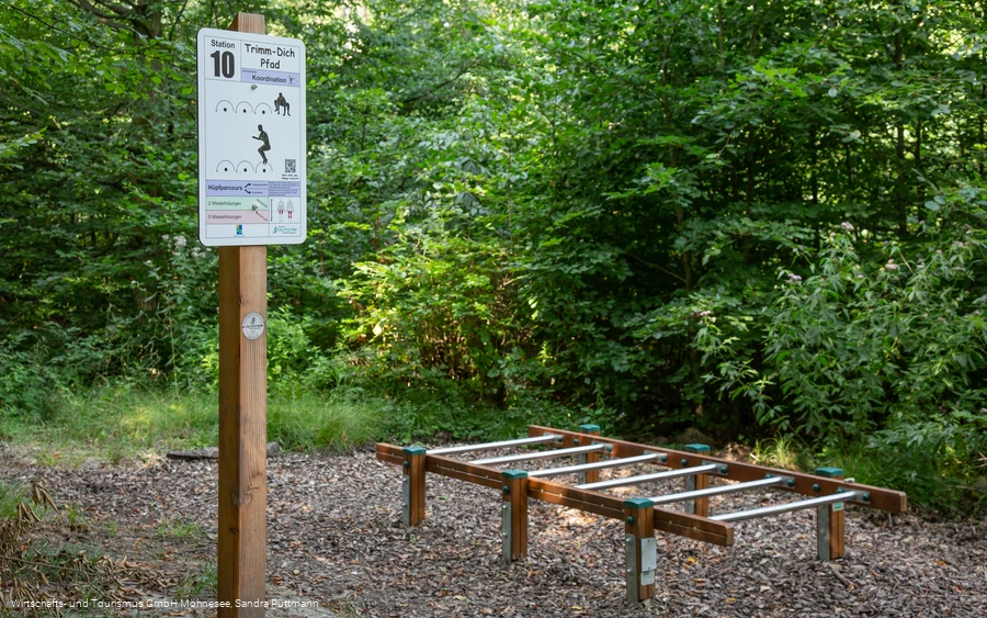 Trimm-Dich-Pfad Möhnesee Station 10