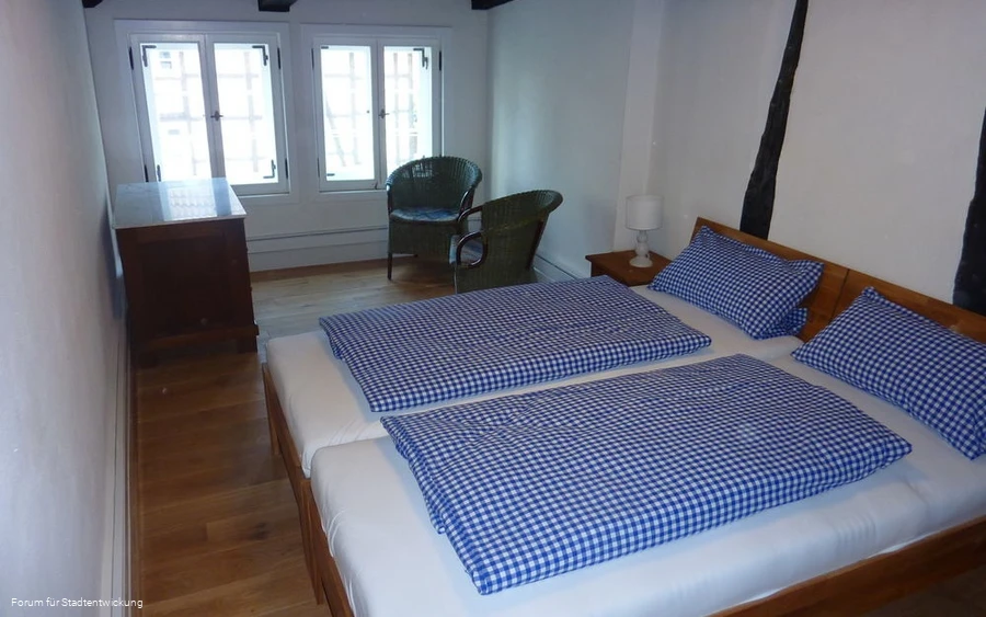 Wanderappartement mit Küchenzeile und Bad