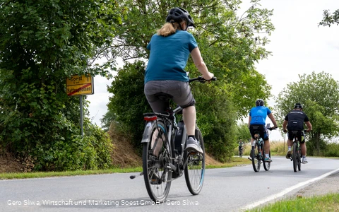 Fahrradfahren in der Soester Börde