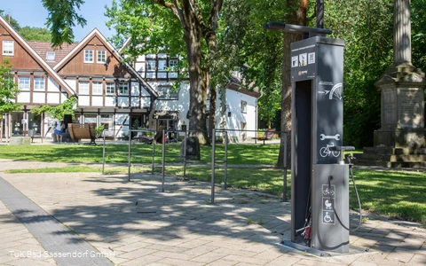 Fahrradreparaturstation am Karl-Volke-Platz Bad Sassendorf