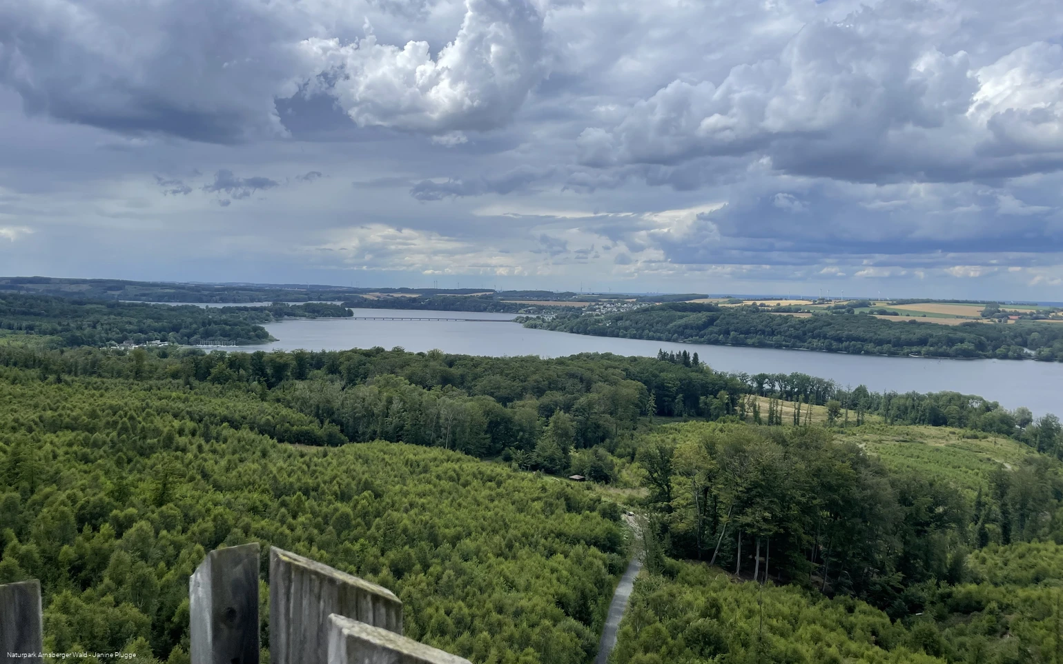 Blick vom Möhneseeturm