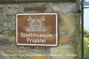 Eingangsschild Schatzkammer Propstei