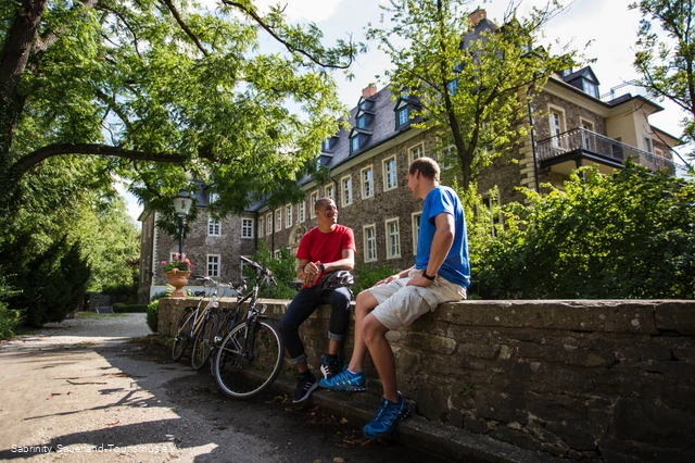Rast am Haus Füchten