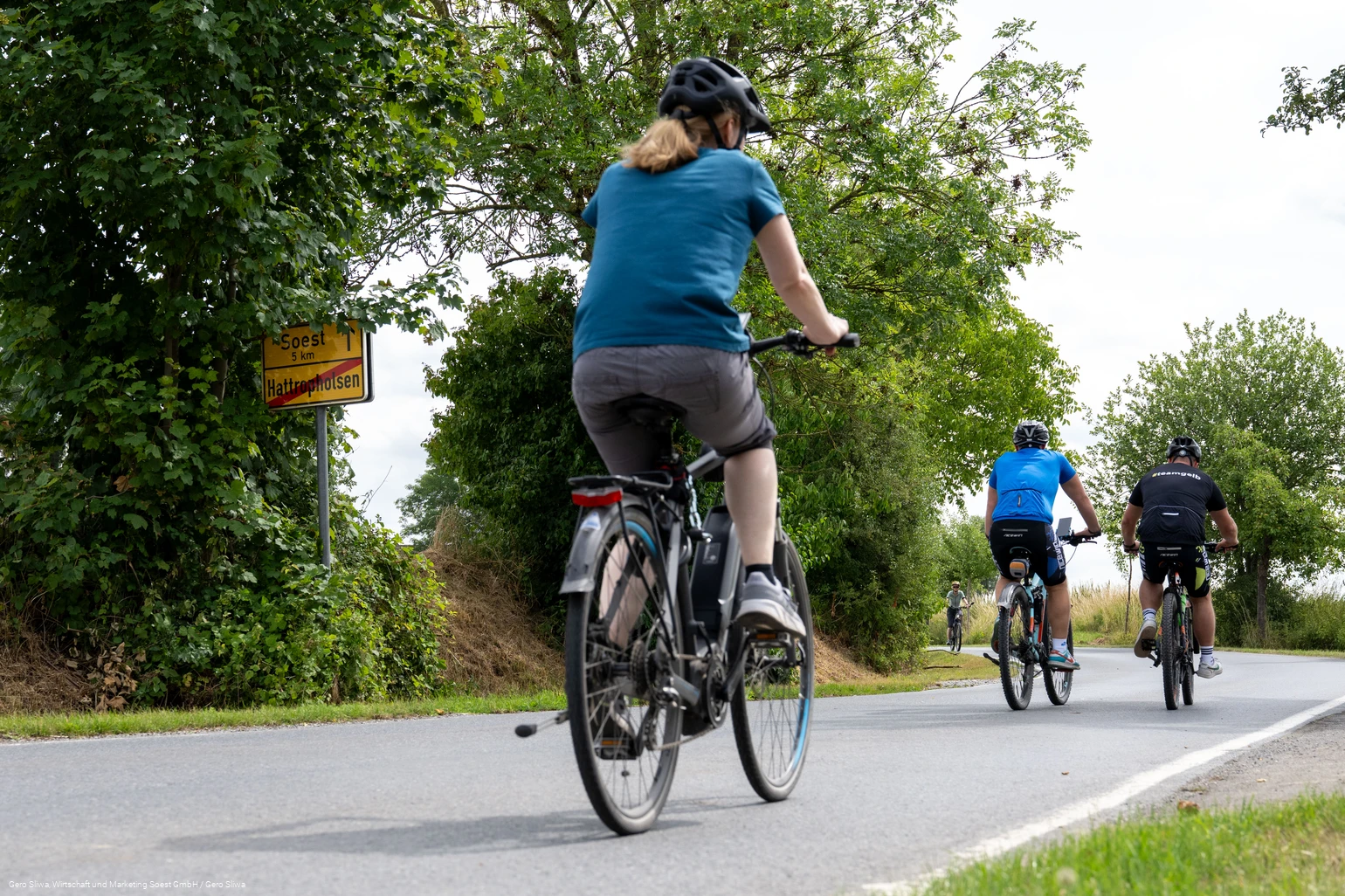 Fahrradfahren in der Soester Börde