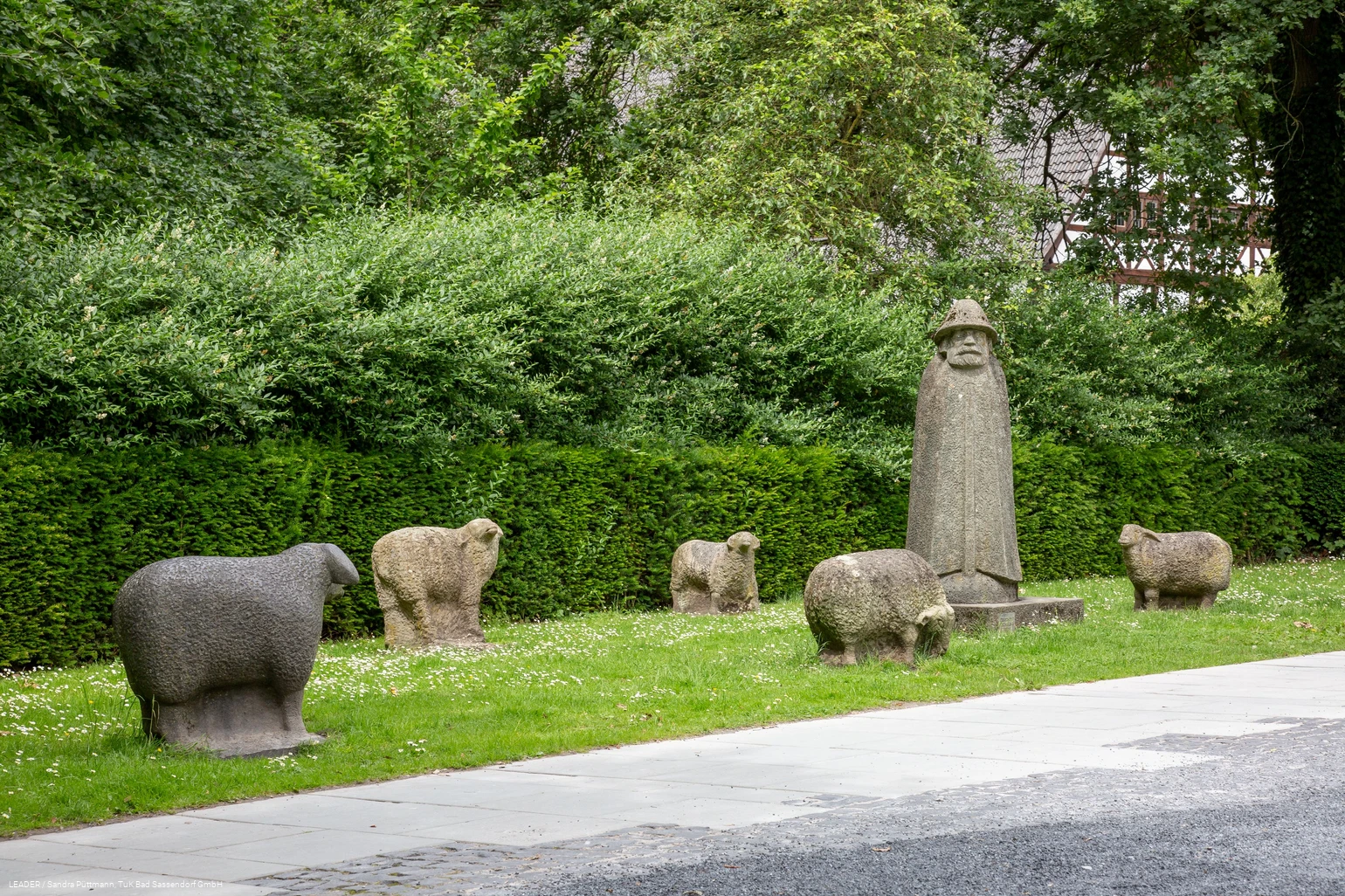 Der gute Hirte (Skulptur im Kurpark Bad Sassendorf)