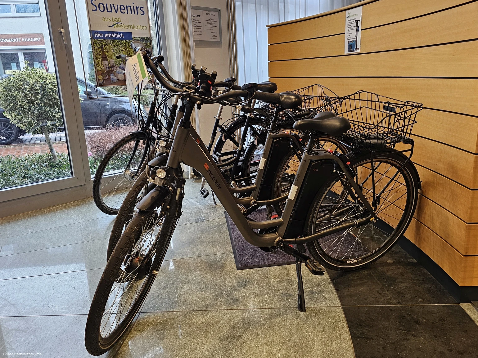 E‑Bike‑Verleih der Tourist Information Bad Westernkotten